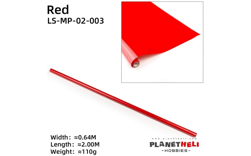Covering Film - Covering Films 200cm x 64cm Rolls RC Airplane Balsa wood Red